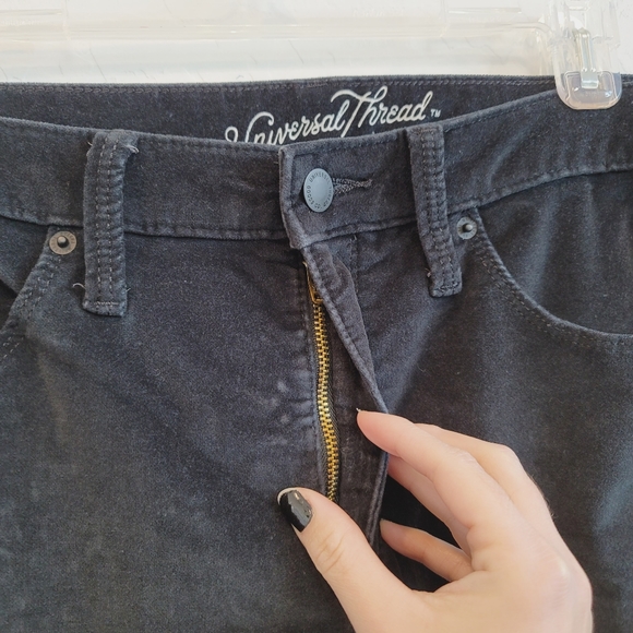 💕 Universal Thread High Rise Black Jeans Women's Size 14/32 - Picture 6 of 11